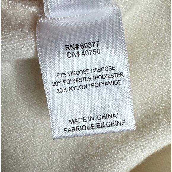 Wynne Layers Cream Tie Front Cardigan Sweater 3X NWOT - Picture 6 of 6